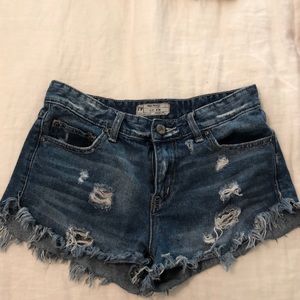 Free People denim short size 26